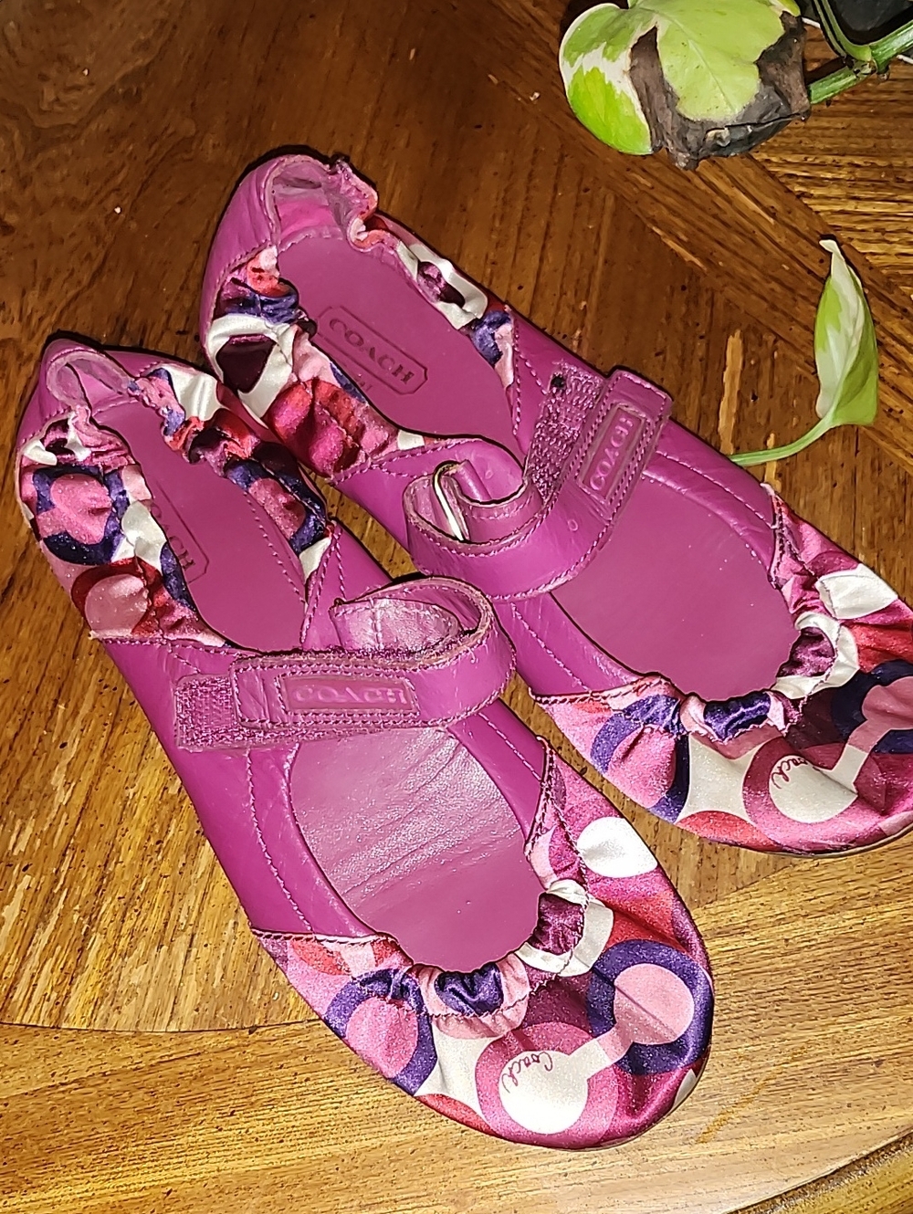ORIGINAL RARE COACH Mary Jane Flats